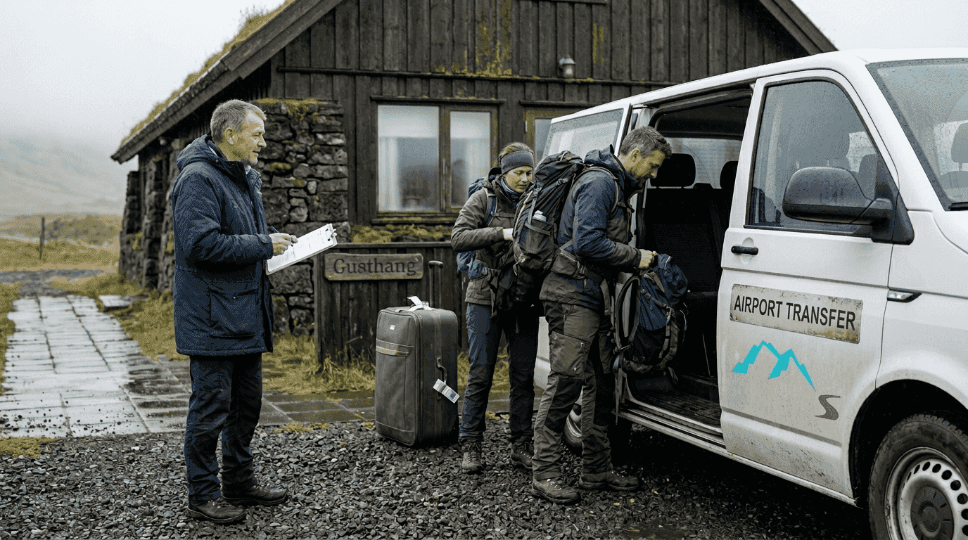 What is door-to-door airport transfer? Your 2026 Iceland guide