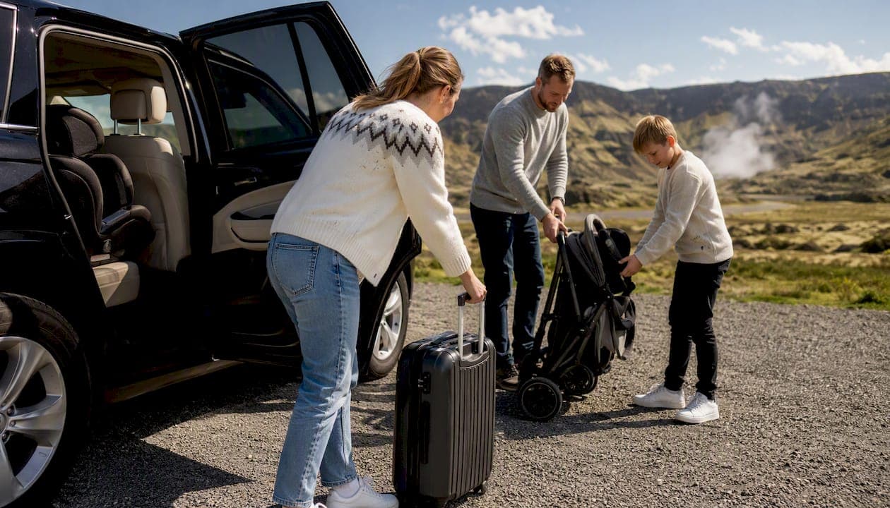Family Airport Transfers in Iceland: With Child Seats