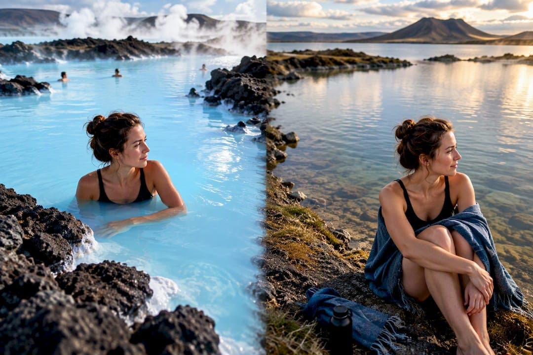 International Travelers: 20 Minute Blue Lagoon Stop or Quiet Mývatn